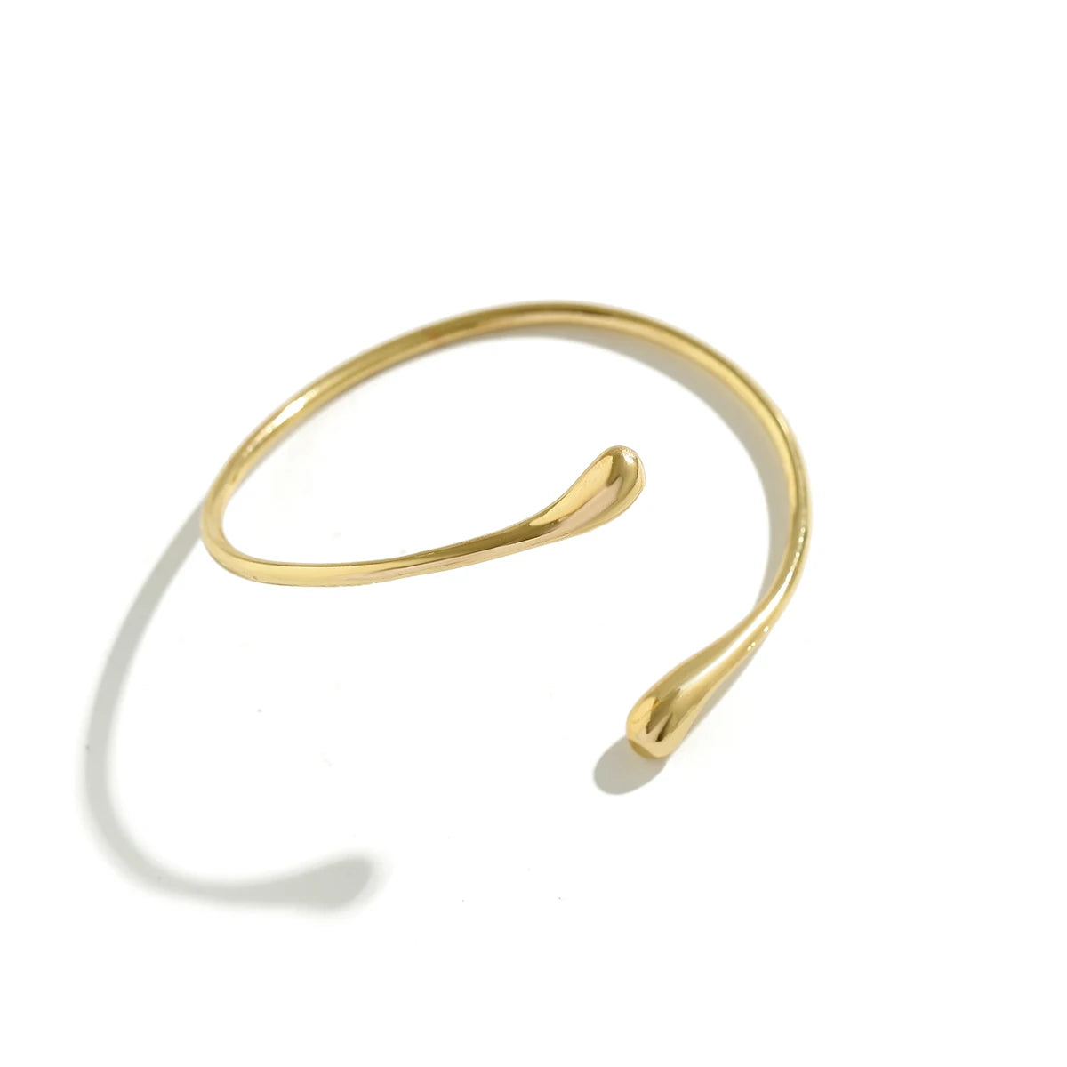 Ingemark Simple Vintage Water Drop Open Cuff Bangles