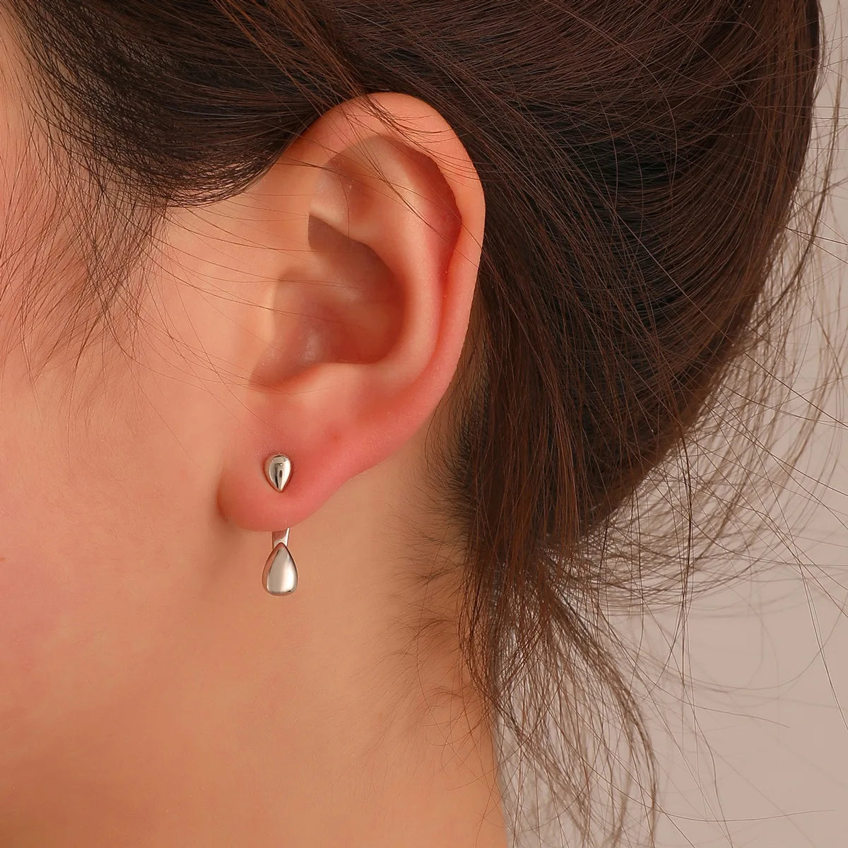 Retro Minimalist Geometric Stud Earrings