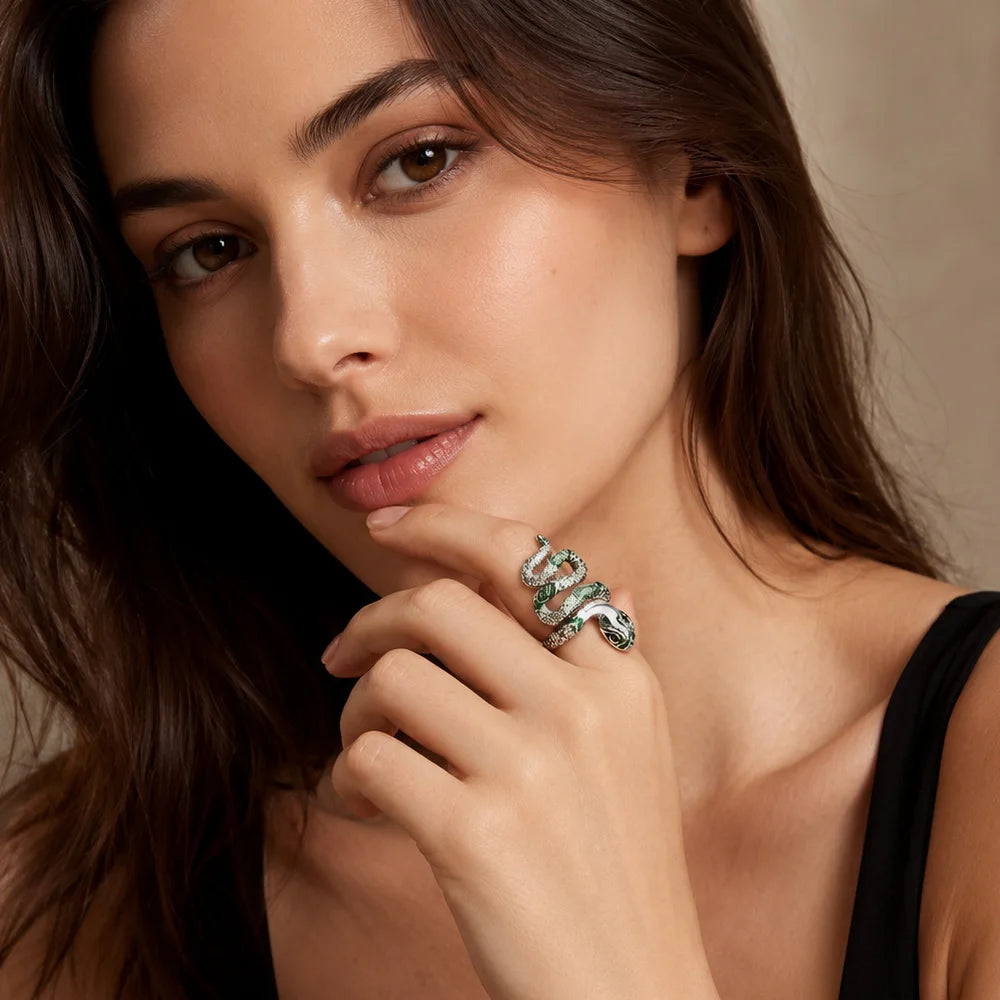 Blue Snake Ring Brand New Bohemia Fashion Jewelry For Women
