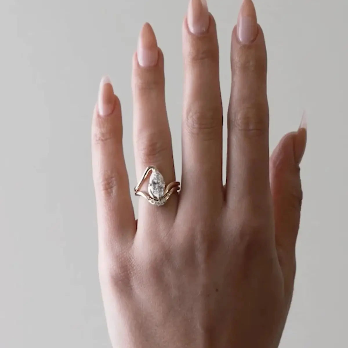 925 Sterling Silver Exquisite Fashion Round Zircon Ring High Quality Fine Jewelry